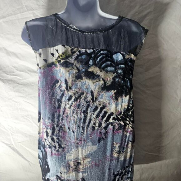 Y2K butterfly fairy patterned Vera Wang top - Picture 3 of 4